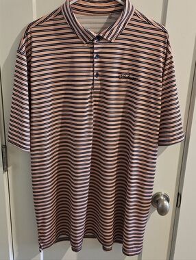 NWOT Antigua Strides Performance Golf Polo Shirt Auburn University - Size XXL
